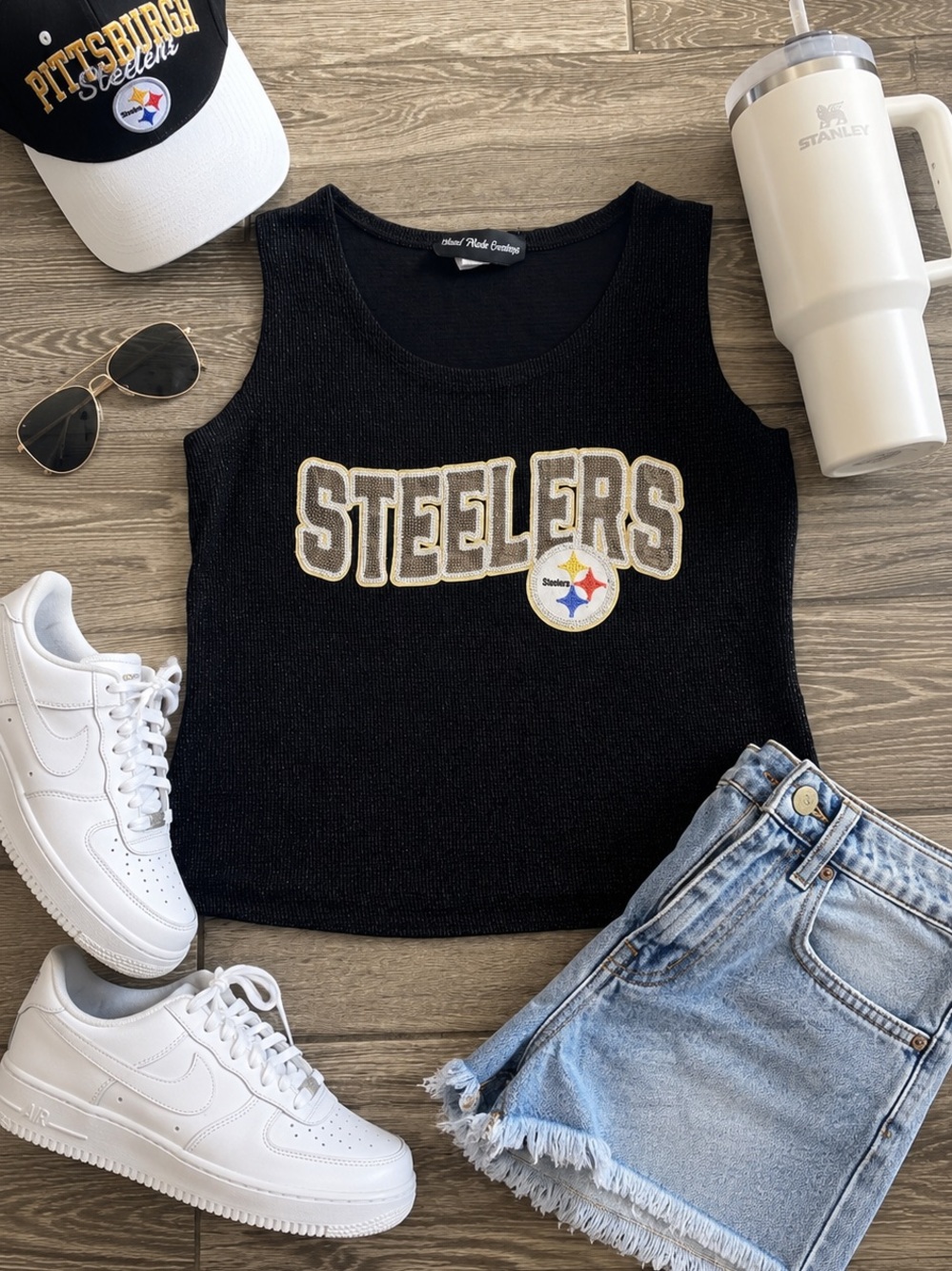 🏈 Custom Pittsburgh Steelers Tank Top 🖤💛